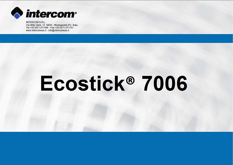 Ecostick ® 7006 - Клей на водной основе из натурального латекса